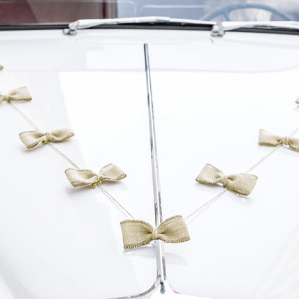 Set di decorazioni per auto fiocchi di biada per matrimoni