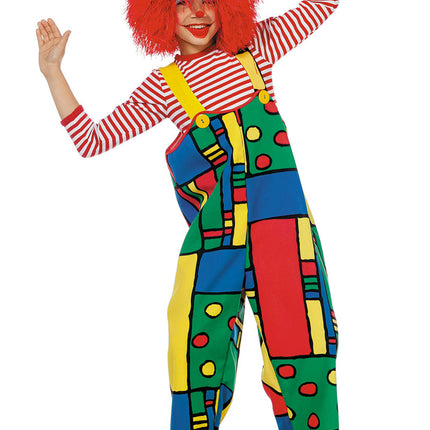 Vestito da clown Bambino Mondrian