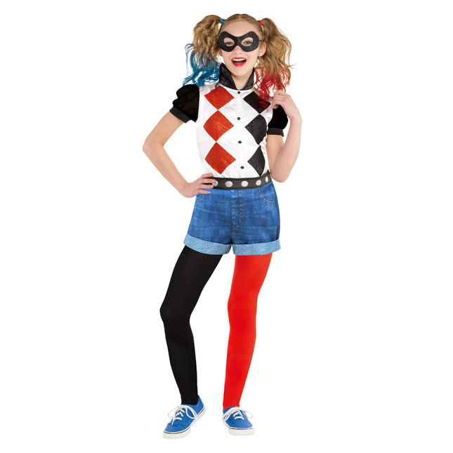 Costume Harley Quinn Deluxe da bambina