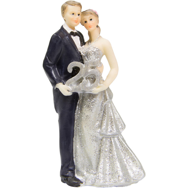 Cake topper 25 anni di matrimonio