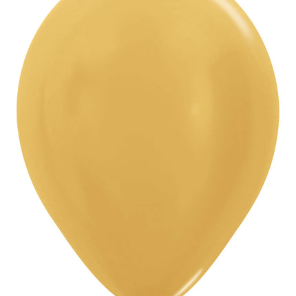 Palloncini Oro Metallico 30cm 12pz