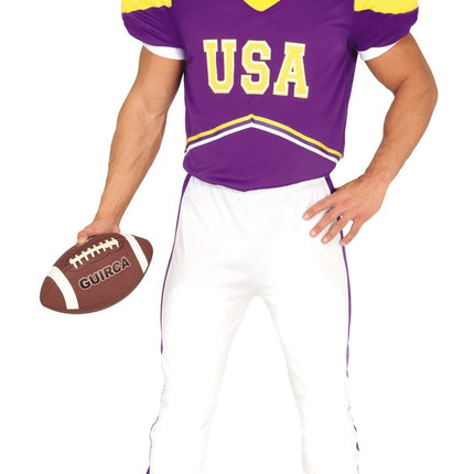 Costume da quarterback uomo