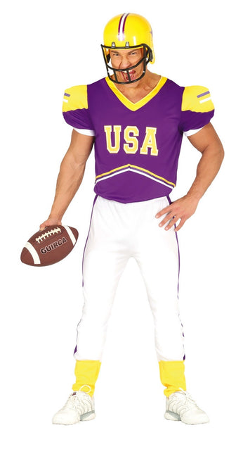 Costume da quarterback uomo