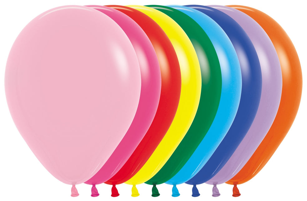 Palloncini Fashion Solid Mix 30cm 12pz