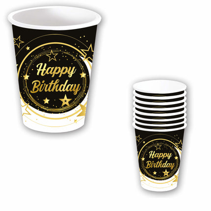 Tazze di Buon Compleanno 240ml 6pz