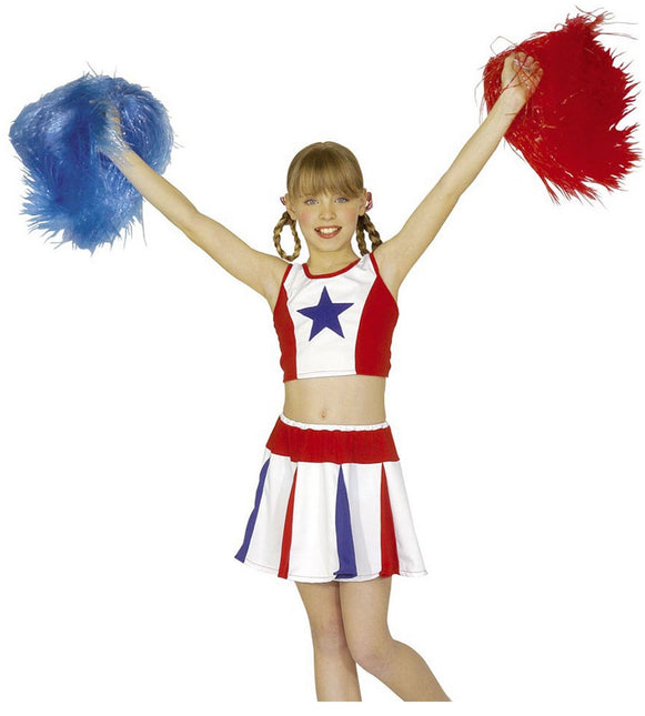 Cheerleader Pompom Blu