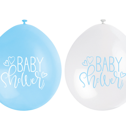 Palloncini nascita Baby Shower Blu 25cm 10pz