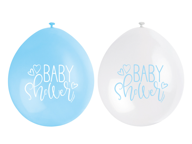 Palloncini nascita Baby Shower Blu 25cm 10pz