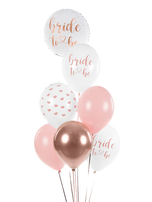 Palloncino ad elio Bride To Be vuoto 45 cm