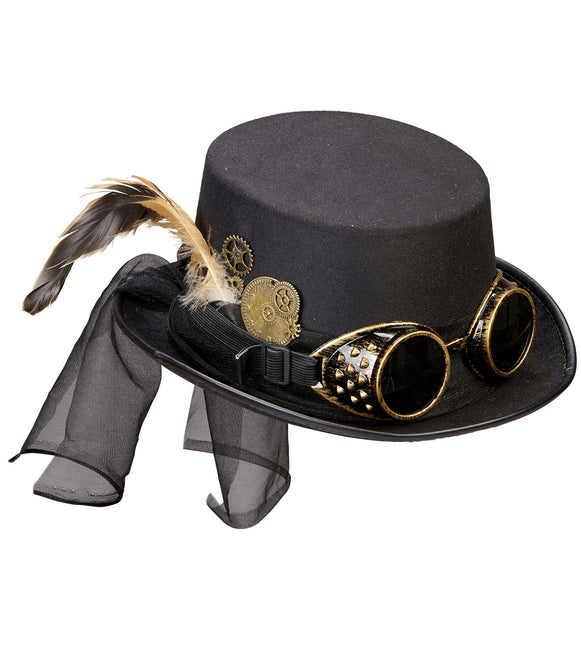 Cappello Occhiali Steampunk