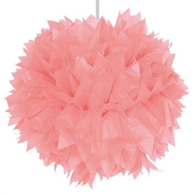 Pompon rosa 30 cm