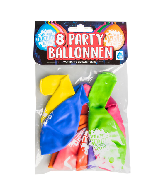 Palloncini di compleanno Auguri 30cm 8pz