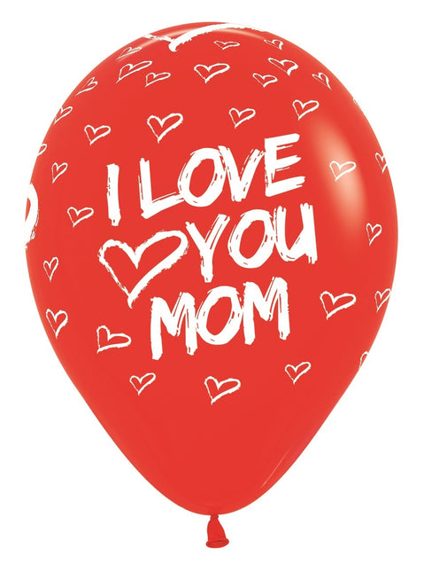 Palloncini I Love You Mamma Mix 30cm 25pz