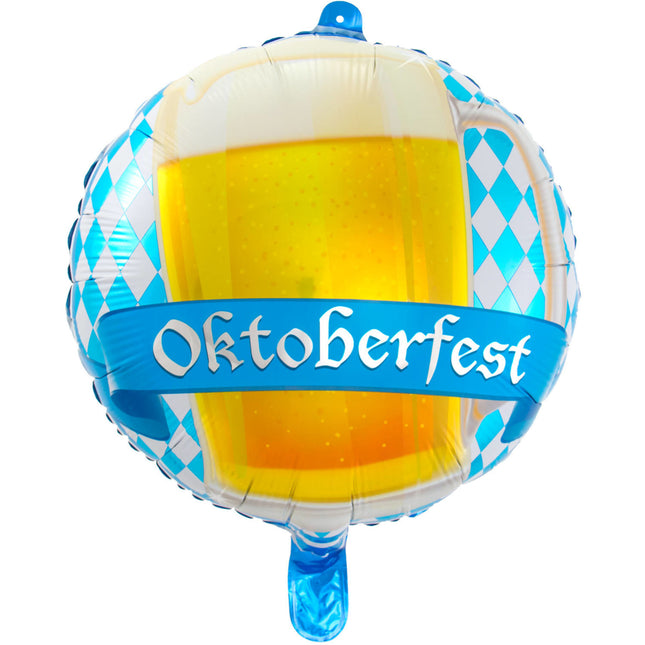 Palloncino ad elio Oktoberfest 43cm vuoto