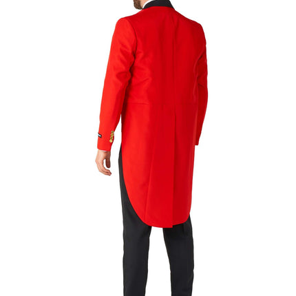 Costume da circo rosso da uomo Suitmeister