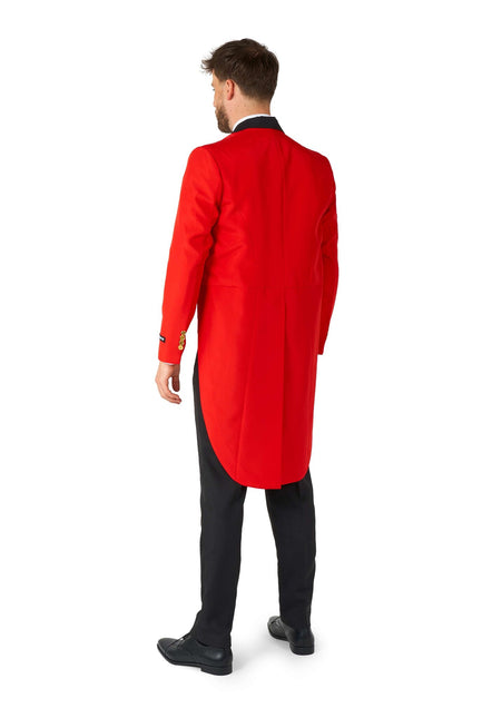 Costume da circo rosso da uomo Suitmeister