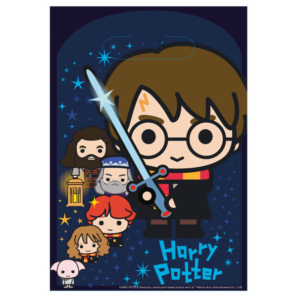 Sacchetti per feste Harry Potter 23,4 cm 8 pezzi