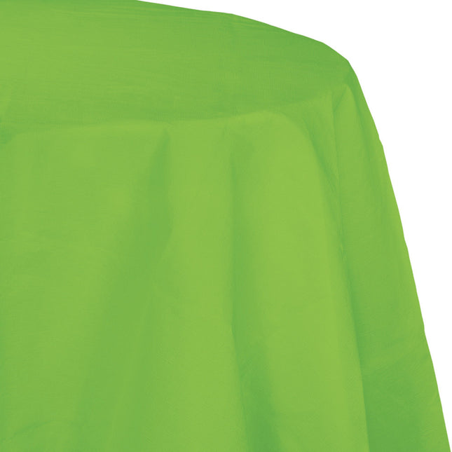 Tovaglia verde lime in plastica 2,8m