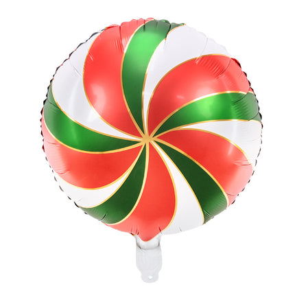 Palloncino ad elio Candy Verde Rosso Vuoto 35cm