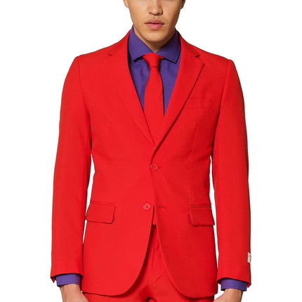 Uomini in abito rosso OppoSuits