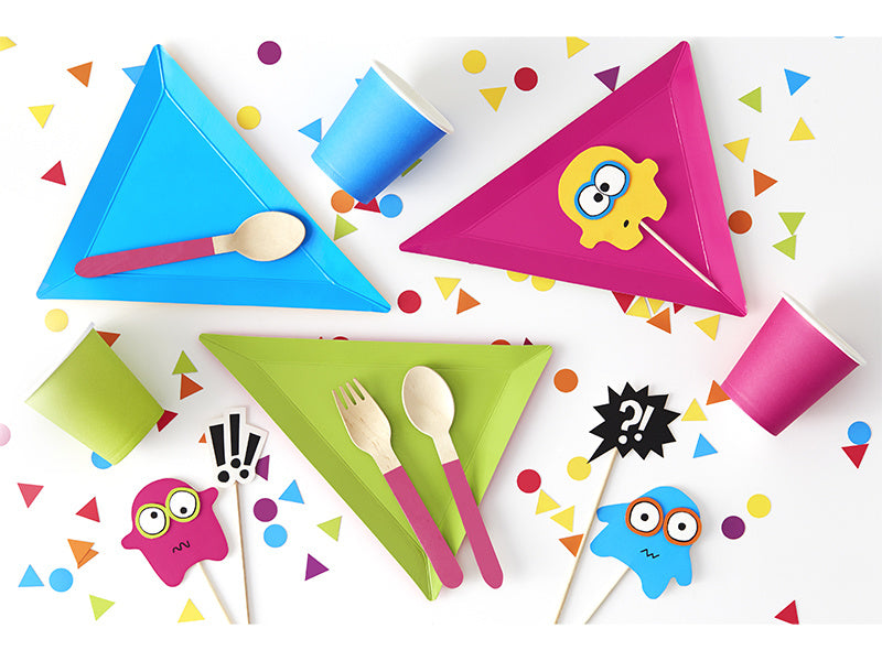 Cake topper Monster 20,5 cm 6 pezzi