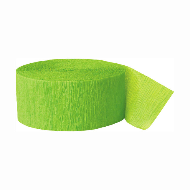 Ghirlanda di crêpe verde lime 24 m