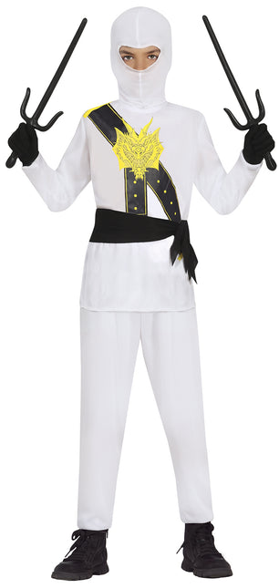 Costume da Ninja Ragazzo Bianco