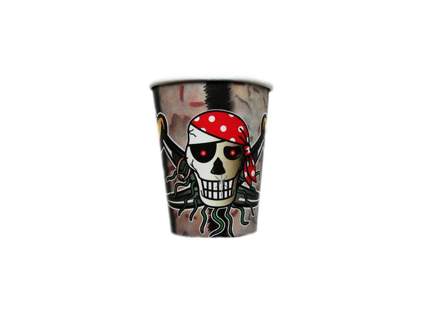 Bicchieri Pirates 250ml 8pz