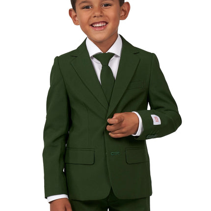 Ragazzo vestito di verde scuro OppoSuits