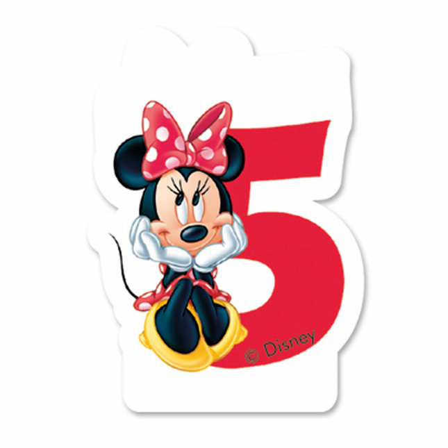 Candela Minnie Mouse 5 anni