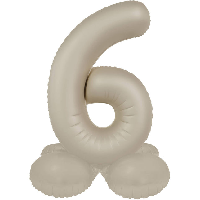 Palloncino Figura 6 Anni Nudo Opaco 72cm