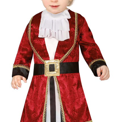 Costume da pirata bambino rosso