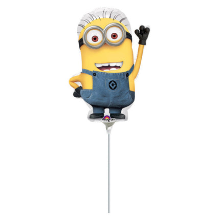 Palloncino ad elio Minions vuoto 35,5 cm