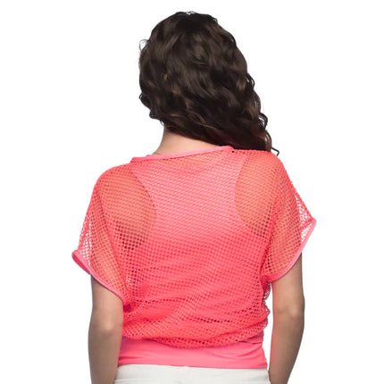 Camicia a rete Rosa Donna M-L | 40-46