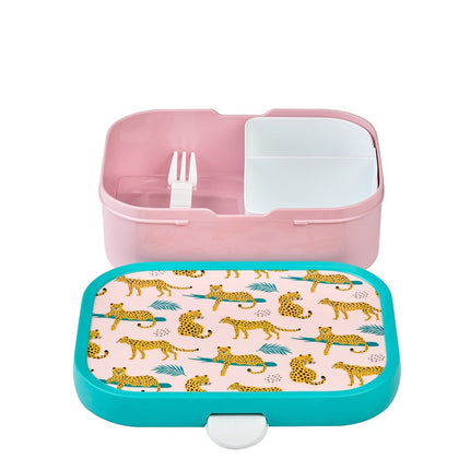 Set pranzo Campus Bottiglia+Lunchbox Leopardo