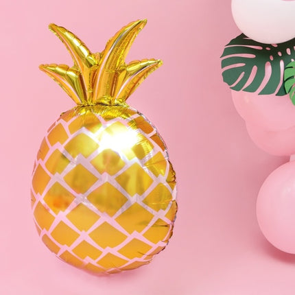 Palloncino ad elio Ananas Oro 63 cm