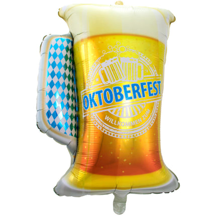 Palloncino ad elio Oktoberfest Birra Pulp 80cm vuoto