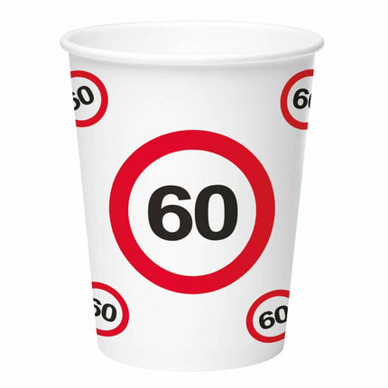 Tazze 60 Years Traffic Sign Cartone 350ml 8pz