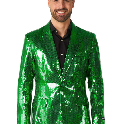 Paillet Blazer verde uomo Suitmeister