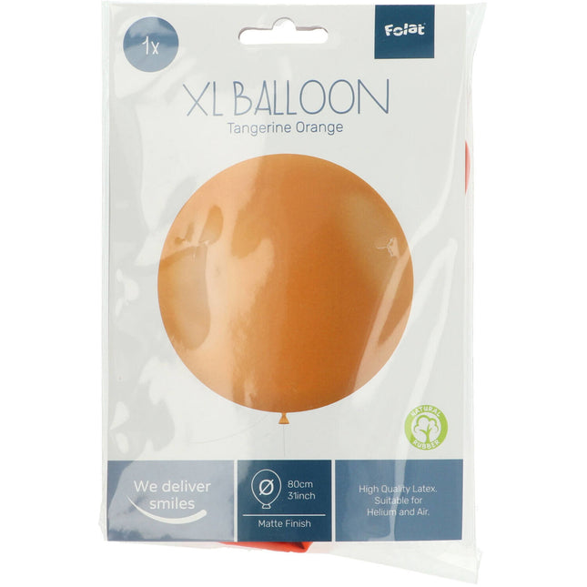 Palloncino arancione mandarino 80 cm