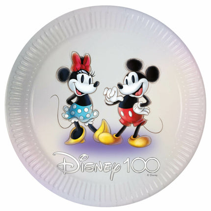 Piatti Micky & Minnie Mouse 23 cm 8 pezzi