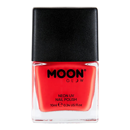 Moon Glow Smalto UV Neon Intenso Rosso 14ml