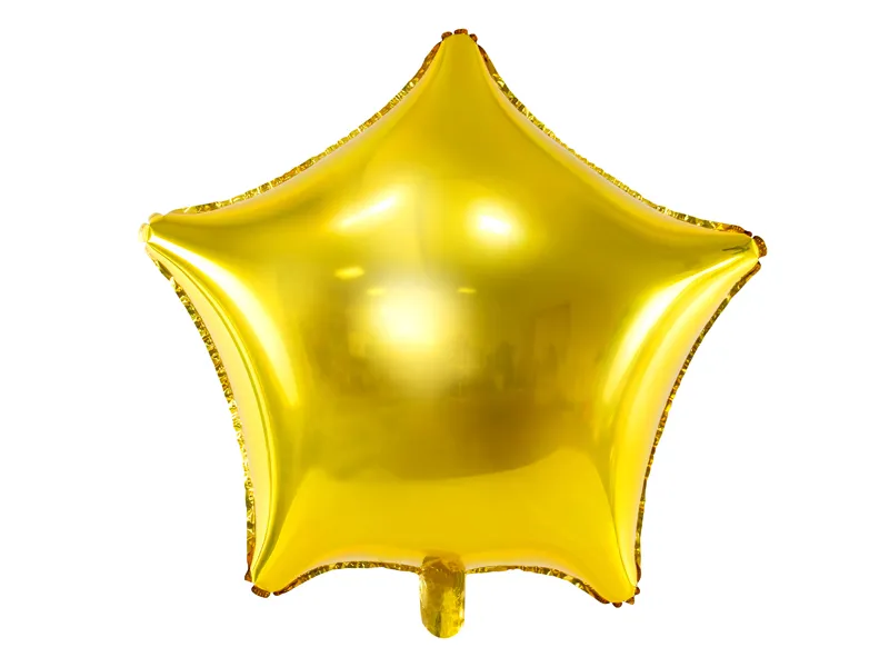 Palloncino ad elio Star Gold vuoto 70cm