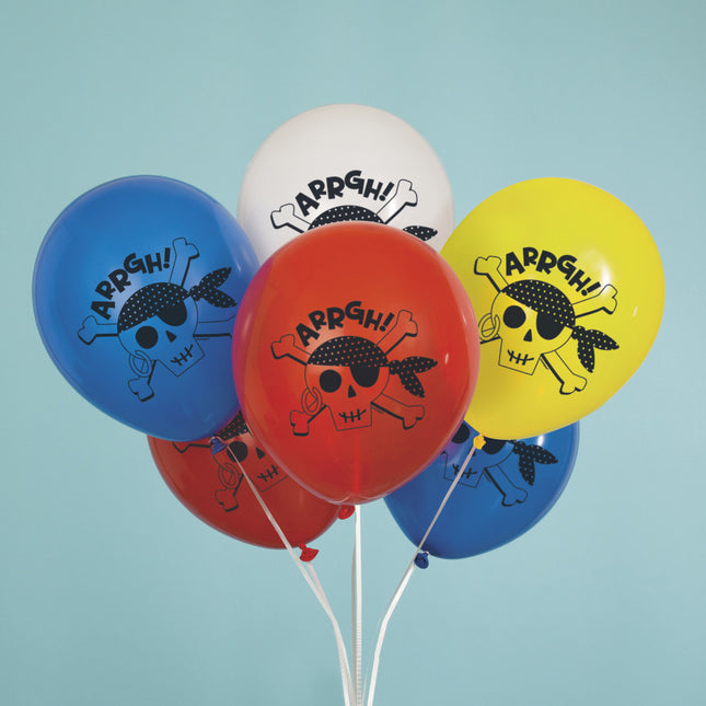 Palloncini Pirata Arrgh 30cm 8pz