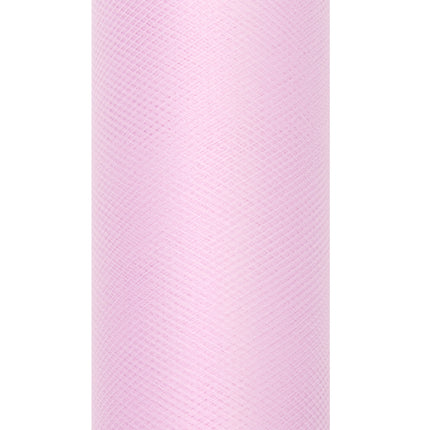 Rotolo di tulle rosa chiaro pastello 30cm 9m