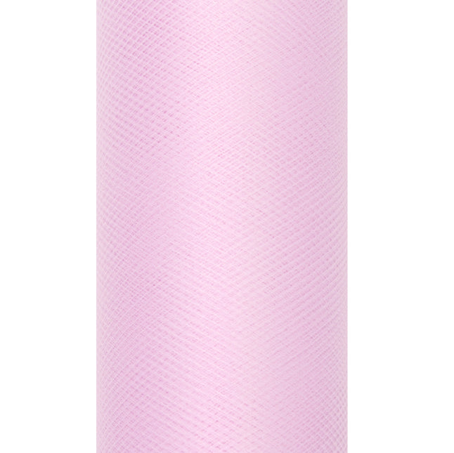 Rotolo di tulle rosa chiaro pastello 30cm 9m