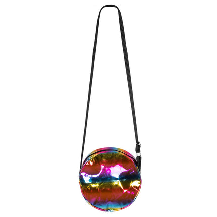 Borsa a tracolla Holographic Rainbow 20cm