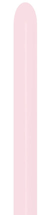 Palloncini da modellare con beccuccio rosa pastello opaco 5cm 152cm 50pz