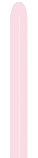 Palloncini da modellare con beccuccio rosa pastello opaco 5cm 152cm 50pz