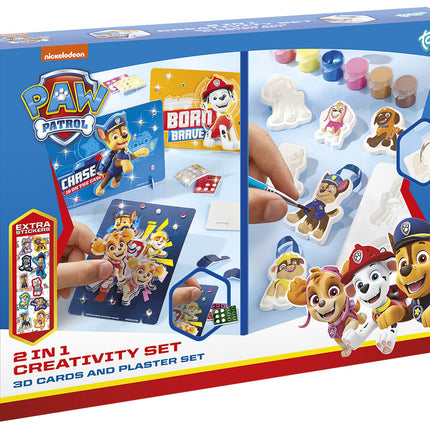 Paw Patrol 2 in 1 Set di lavoretti